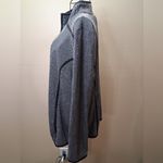 Karen Scott  SPORT  Black and White Striped Jacket Photo 3