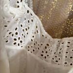 For Love & Lemons Becca White Eyelet Puff Sleeve Mini Dress XL NWT Photo 10