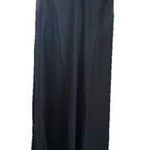 A New Day Women’s Black Slip Dress 3XL, Silky Satin V-Neck Adjustable Strap Photo 0