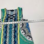 Alyx Women's Sleeveless Boho Print Top Size S Polyester/Spandex Blend Multicolor Green Photo 5
