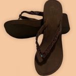Brown Wedge Sandals Size 9 Photo 0