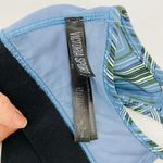 Victoria's Secret Sport Bra Strappy Blue Geometric Pattern Women Medium Photo 3