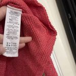 Free People  we the free waffle knit red balloon sleeve top size Small Photo 4