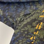 Jenni Kayne 100% silk plaid printed semi sheer blouse Photo 5