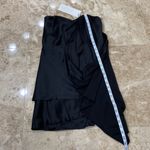 Adam Lippes 🛍️ 100% Silk Strapless black dress. Size 4. NWT Photo 2