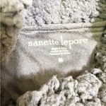 Nanette Lepore  Black Teddy Faux Shearling Cozy Pullover Sweater Size M Photo 2