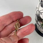 Boutique Long three strand necklace with pearl covered heart pendant. Photo 5