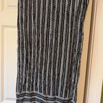 Apt. 9  Black and White Patterned Maxi Skirt Photo 0