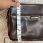 Liz Claiborne Faux Brown leather shoulder bag with adjustable strap Photo 10