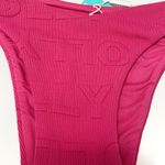 Seafolly  Your Type V high cut Rio pink logo bottom NWT Photo 1