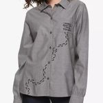 Boxlunch Harry Potter Up to No Good Women's Woven Button-Up Shirt Size Small Photo 1