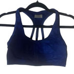 Athleta  Soulful Tie Dye Bra Color-Dress Blue Size Medium Photo 0
