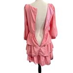 Sugar Lips  Corinne Polka Dot Tiered Mini Dress bell sleeve flowy spring Easter S Photo 11