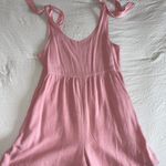 Pink Lily Pink Romper Photo 1