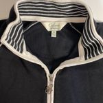 Clover by Bobby Jones Quarter Zip Pullover Pima Cotton Black Golf‎ Preppy Size M Size M Photo 3