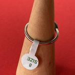 Bomb Party RBP3721 “Much Admired” Genuine Quartz on Rhodium Size 8 Ring NWT Photo 2