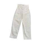 SELMACILEK Canvas Salopet Pants in Ecru Photo 1