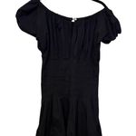 Frankies Bikinis Black Sadie Embroidered Mini Dress Size XS Photo 5