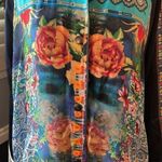 Johnny Was silk tropical coat (reversible) NWT (oversized) Photo 6