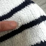 Lilly Pulitzer Calloway Navy Stripes Chenille Pullover Sweater Size Medium Photo 5