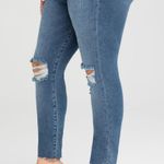Good American  Good Waist Crop Raw Edge High Rise Skinny Jeans Plus Size 22 NWT Photo 2