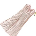 Gianni Bini  Pink and White‎ Sarah Striped Jumpsuit Cropped Wide Leg. Photo 7