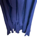 KorMei Women's M Dress Long Sleeve Blue V Photo 3