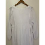 Club Monaco  White Long Sleeve Dress Front Tie Classic Staple Capsule Basic EUC 8 Photo 9