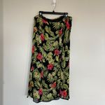 Ralph Lauren Lauren  Tropical Floral Silk Maxi Skirt Size 18W Photo 6