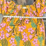 Gibson Latimer Gason & Latimer Off The Shoulder Tropical Floral Blouse Medium Photo 6