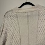 Torn By Ronny Kobo  white lace up ruffle sweater Photo 7