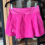 Lululemon  Pace Rival Mid Rise Skirt tennis skort shorts Sonic Pink workout Photo 4