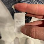 Cute flowy navy stripe short sleeve J. Jill dress casual pool brunch pockets Blue Photo 5