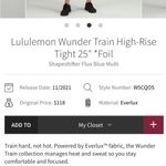 Lululemon  Wunder Train HR Tight 25” Foil Photo 4