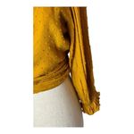Auguste The Label Shirt Women 4 Yellow Ocher Swiss Dot Frida Wrapped Blouse Photo 6