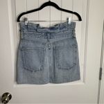 AGOLDE  lettuce high waisted denim mini‎ skirt size 26 spring summer Photo 3
