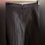 Peter Nygard  Black Pleated Midi Skirt A-Line Size 6 Photo 1