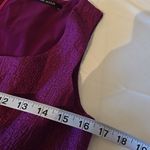 Black Halo  Square Neckline Textured Sheath Dress with Slit Women's size 8 Photo 13