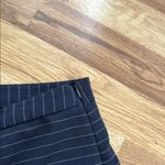 Cooperative  from urban outfitter medium navy white pinstripe slit mini skirt Photo 8