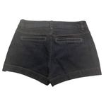 Blue Spice Mid Rise Denim Sailor Shorts Women Junior 9/10 Button Dark Wash 50’s Photo 1