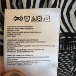 Roxy  Y2K Black & White Geometric Babydoll Mini Dress | M Surf Retro Vibe Photo 5