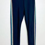 Spiritual Gangster CLEARANCE! Black Rainbow Stripe Leggings Size S VGUC Photo 0