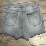 Oat New York 4button fly high rise 3.5” inseam gray denim shorts EUC SIZE 30 Photo 5