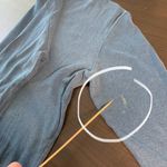 Bryn Walker Teal Blue 3/4 Sleeve Ribbed Knit Top Made in USA XL Basic Layer READ Photo 13