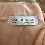 Mac Duggal NEW  Embroidered Applique Feathered One Shoulder Trumpet Gown Size 16 Photo 15