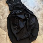 Michaelangelo empire waist sleeveless formal black maxi dress backless flawless Photo 4
