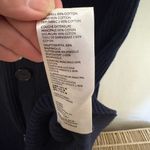 Maeve NWT  Anthropologie‎ Ribbed Puff Sleeve Mini Dress Navy Gingham Size Medium Photo 7