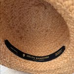 Helen Kaminski Natural Raffia Sun Hat new with tags black tie Tan Photo 2