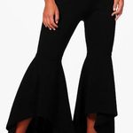 Boohoo Black Flare Pants Photo 0