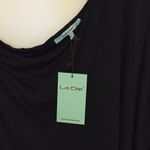 NWT black and silver sequin one shoulder dress. Size L Photo 1